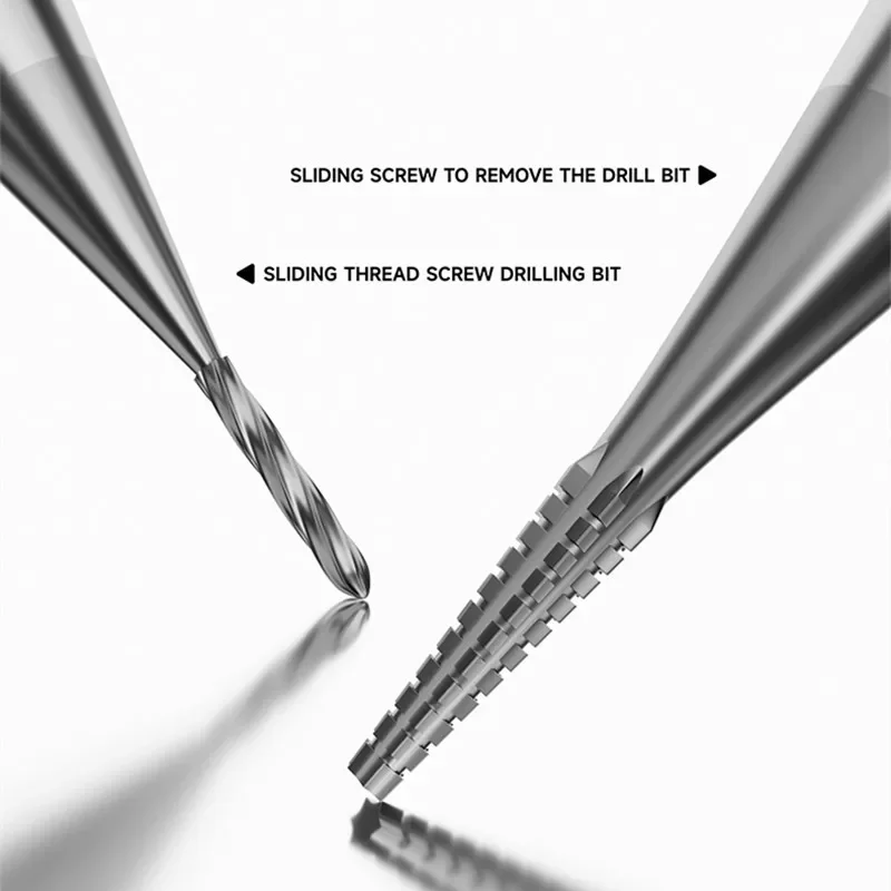 LUOWEI LW-331 Juego de brocas con dientes deslizantes, aleación de acero de tungsteno, elimina rápidamente el tornillo deslizable sin dañar el marco, reparación de teléfonos - imagen 5