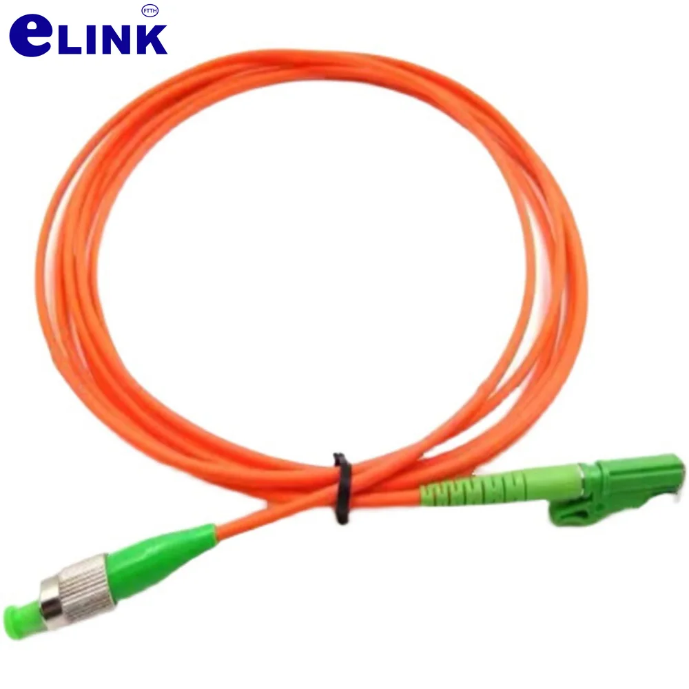 Cable de conexión de fibra OM2 1M-100M E2000 simplex LC FC ST APC MM 5m 10m 3m 7m 20m 30m 40m 50m 100m puente óptico SX E2000/APC multimodo - imagen 5
