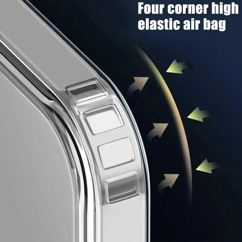 Funda de teléfono con protección magnética para iPhone 17/ 17Pro/17 Air/17Pro Max, cubierta transparente MagSafe magnética de grado transparente a prueba de golpes - imagen 4