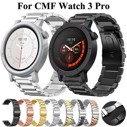 Correa de Acero Inoxidable para CMF Watch Pro 2 – Eslabones Metálicos