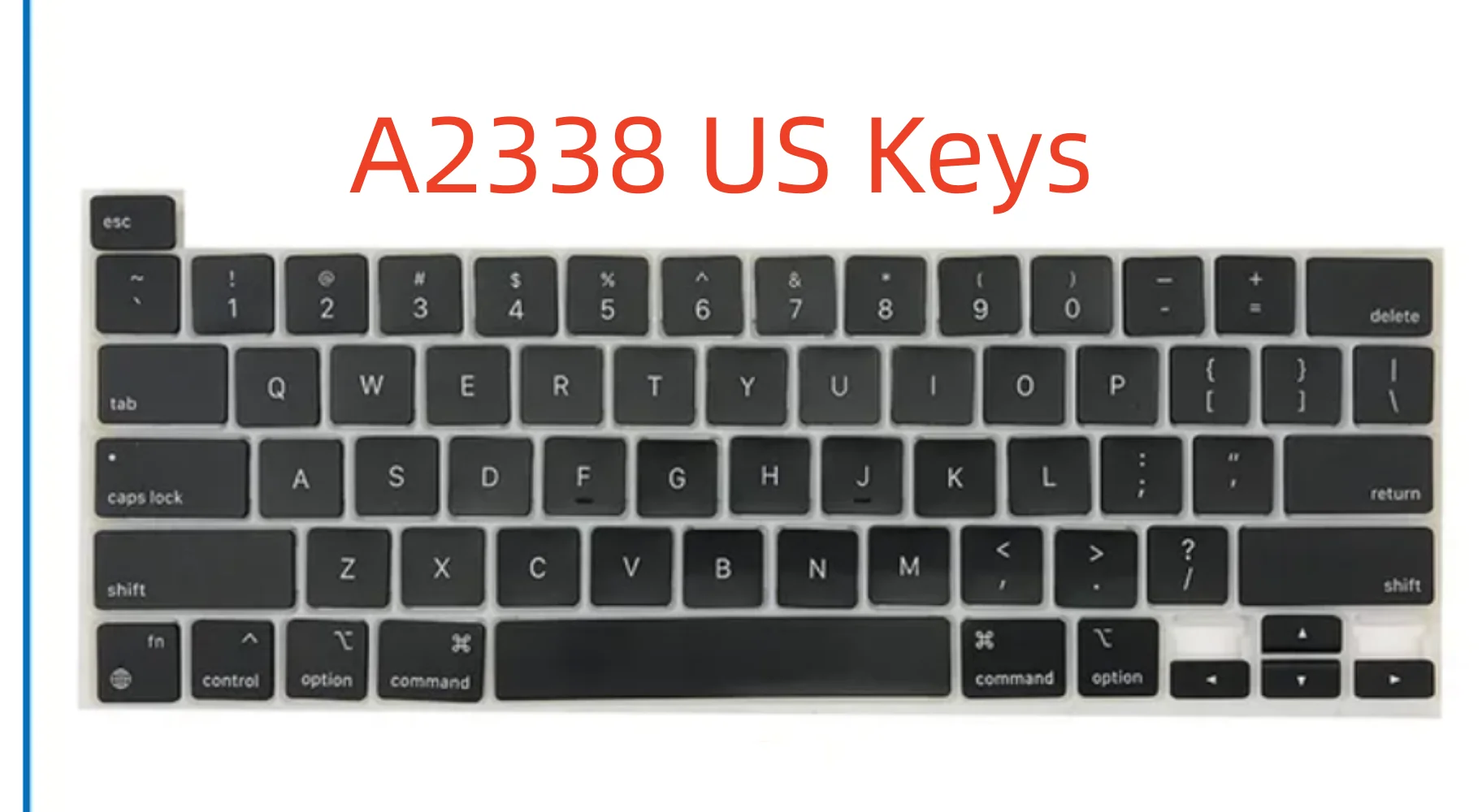 Teclas estándar de EE. UU. Para reparación de teclado de Macbook Air Pro Retina, A2337, A2338, A2289, A2251, A2141, A2442, A2485, 13 ", 14", 16" - imagen 3