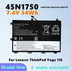 Batería Portátil Lenovo ThinkPad Yoga 11E 45N1750 7,4V 34Wh