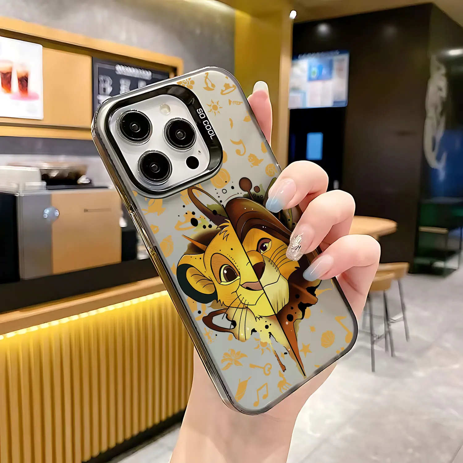 Funda de teléfono The Lion King Disneys Hot Simba para vivo Y03 Y78 Y36 Y100 Y27 Y17s Y16 Y02 Y22s V30e V40 V27e V29e S15 V25 V23 Pro 4G - imagen 4