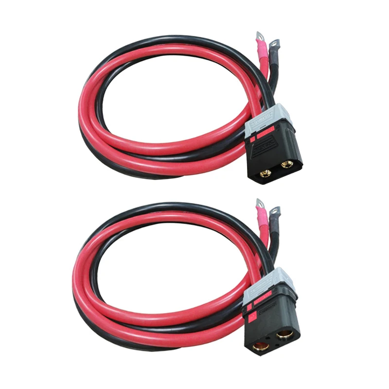 Cable conector de QS10P-L antisalpicaduras, línea de conexión de carga de batería de avión modelo macho hembra de QS10P-L de alta corriente 7AWG - imagen 5