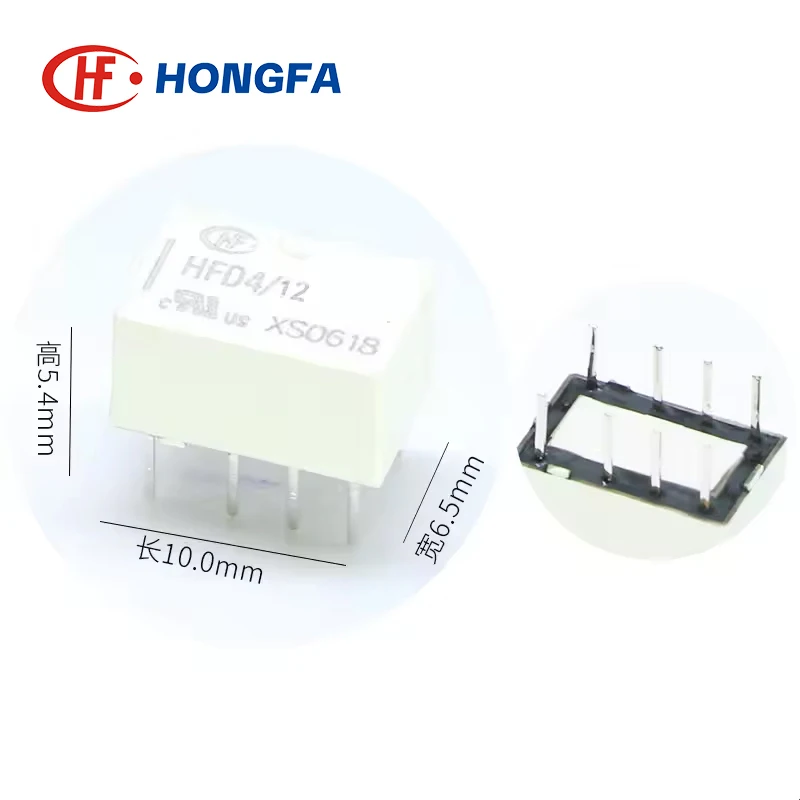10 Uds relé de señal HFD4/5 HFD4/12 HFD4/24 HFD4/3/5/12/24 3V 5V 12V 24V 2A 8PIN dos juegos de conversión DIP8 - imagen 3