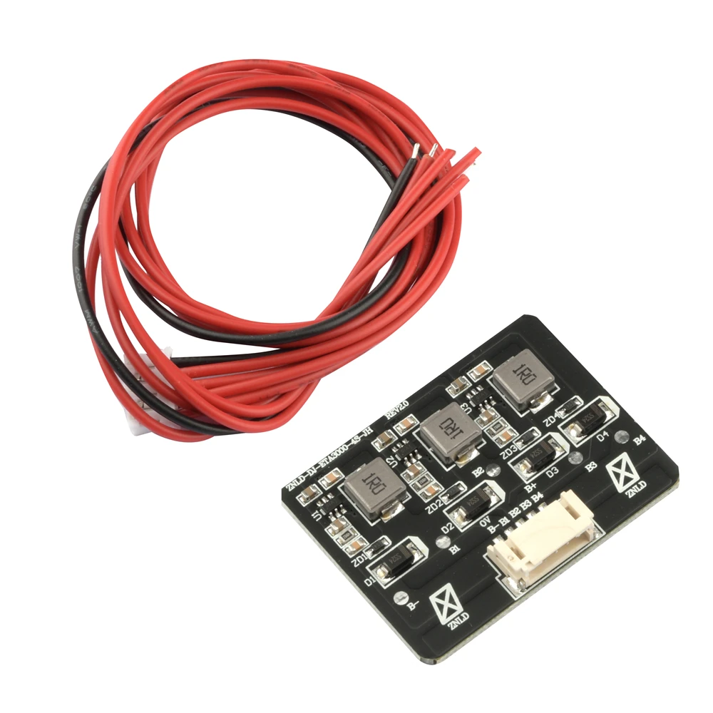 Placa de equilibrio activo de batería de litio 4S 1.2A, placa de transferencia de energía, ecualizador activo, ecualización de transferencia de energía inductiva BMS