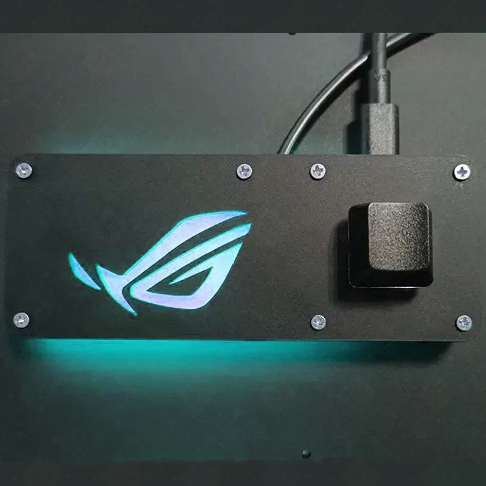 ICYMOD ARGB PC Gaming Botón de inicio externo ROG 5V3pin AURA SYNC Botón de inicio para placa base de CPU con terminales DuPont - imagen 3