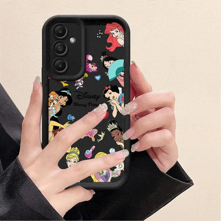 Funda de teléfono de princesa Disney para Galaxy A12, A13, A14, 4G, 5G, A13, A22, 5G, A23, 4G, 5G, A24, 4G, A32, 4G, 5G, A33, 5G, A34, 5G, mate - imagen 3