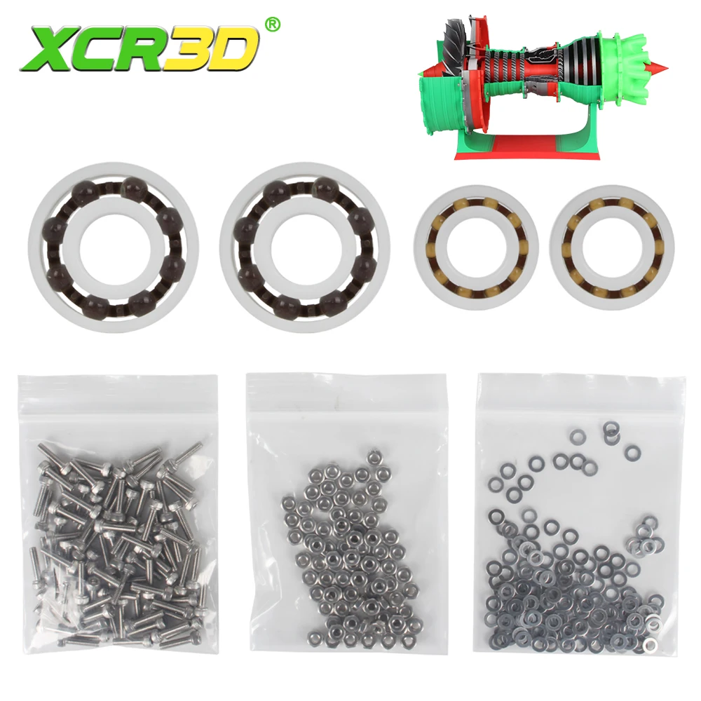 Kit de modelos de impresión 3D, accesorios de impresora 3D, Kit de motor de chorro imprimible 3D, kits de componentes de modelo de colección MH006 para laboratorio Bambu - imagen 2