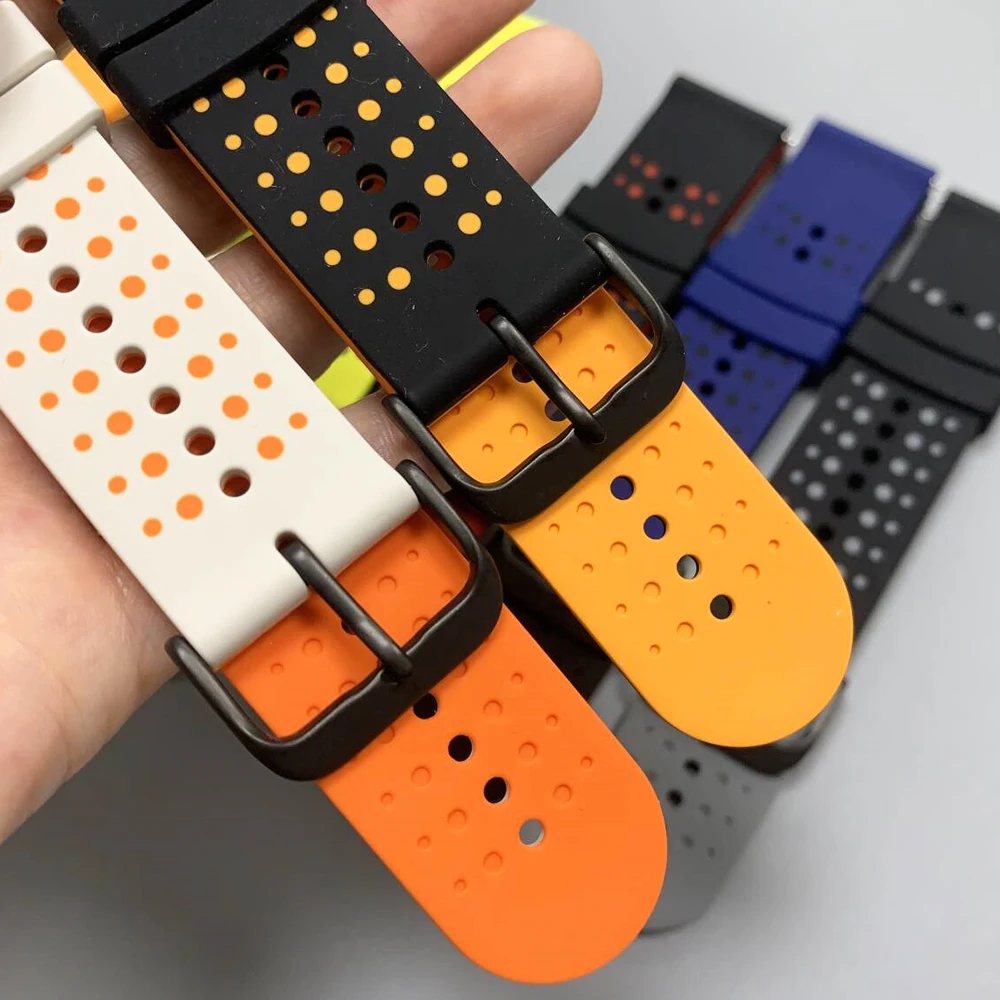 Correa de silicona de 22mm para Garmin Venu 3 2 Band Forerunner 265 255Music 570 47mm Vivoactive4 pulsera para Garmin Venu 4 45mm Correa - imagen 5