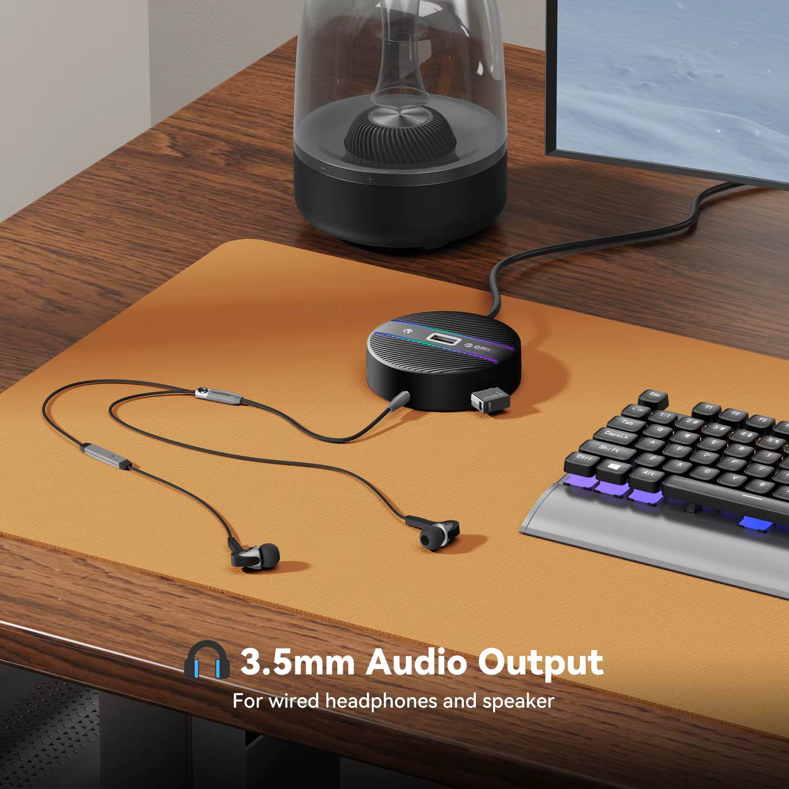 ORICO Hub USB 4 Puertos USB-C con Lector SD TF - MacBook Pro - imagen 4