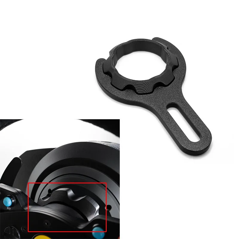 Kit de refuerzo para volante de carreras simuladas, llave de anillo de liberación rápida para Thrustmaster T300 TGT - imagen 2