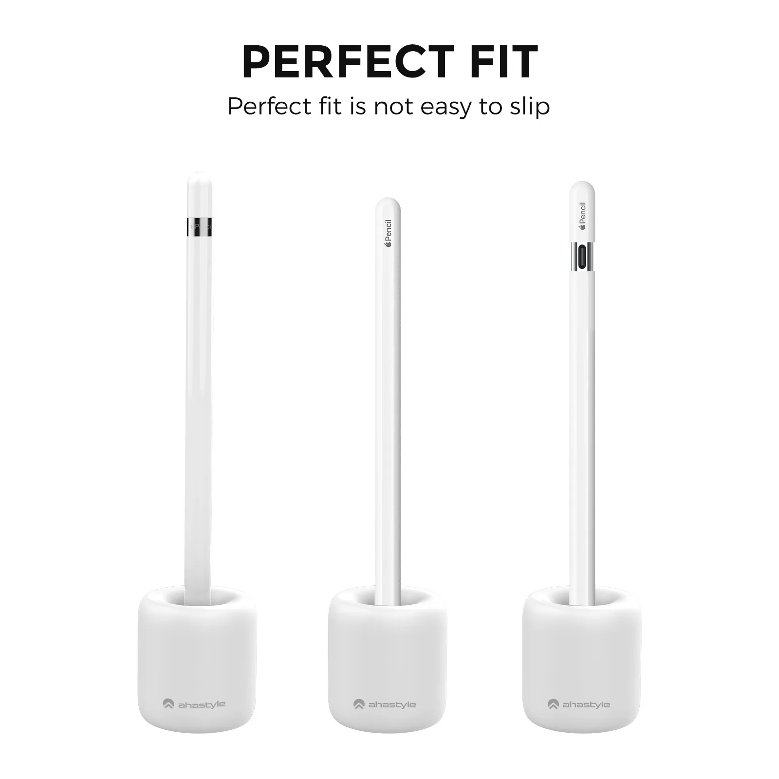 Soporte de bolígrafo 2024Hot para Apple Pencil 3 USB-C 1/2 Base de silicona para iPad Pencil 2 1 3 USB-C cepillo Pot Pen contenedor de almacenamiento - imagen 4