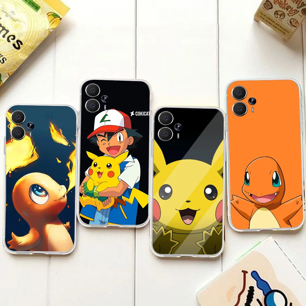BD-51 Pokemon funda transparente para Moto G13 E6I E22 G82 G40 G10 G200 E22I E6S E30 G23 E40 Edge 20 S30 potencia de fusión - imagen 2