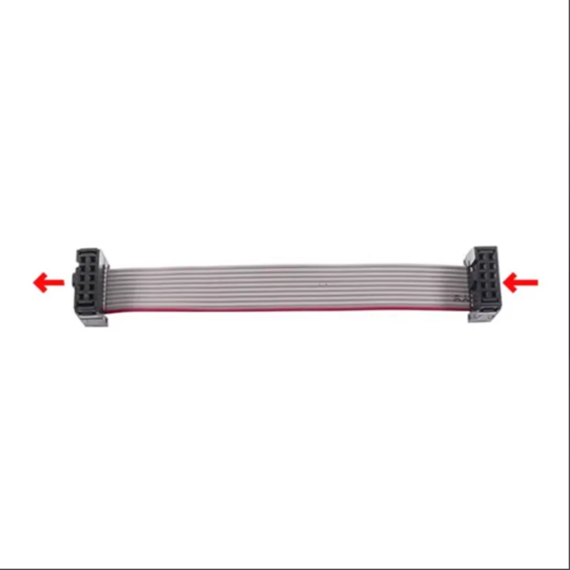 1 Uds 2,0mm paso FC 6/8/10/12/14/16/18/20/24/26/30/34/40/44/50 Pin Cable de datos de cinta plana gris 10-50cm para cabezal macho DC3 IDC - imagen 5