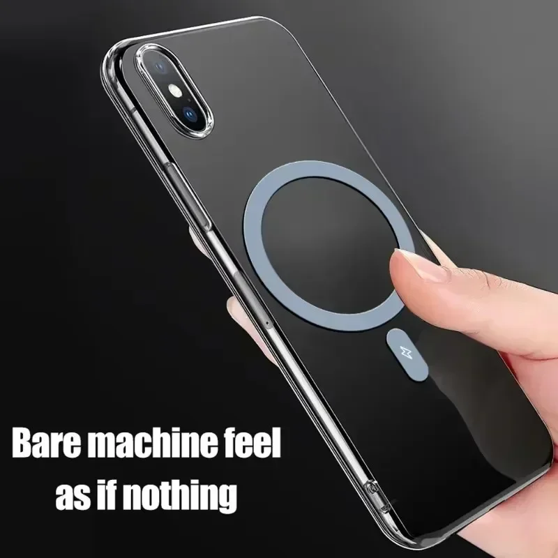 Anillo de placa de Metal Universal para cargador inalámbrico magnético Magsafe, pegatina de hoja de hierro, soporte de teléfono para coche para IPhone 14, 15 16, 1-5 uds. - imagen 5