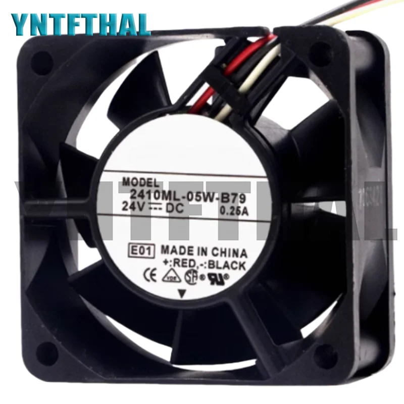 Nuevo 2410ML-05W-B79 24V DC 0.25A ventilador de refrigeración de 3 cables - imagen 2