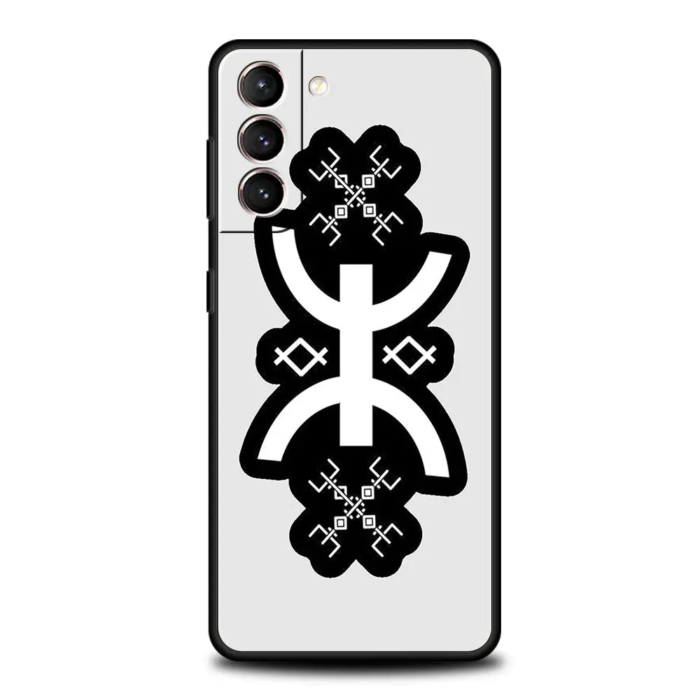 Funda de teléfono con bandera bereber amazigh para Samsung Galaxy S24 S23 S22 S20 Ultra S21 FE 5G S10 S9 Plus S10E S8 funda de silicona suave - imagen 5