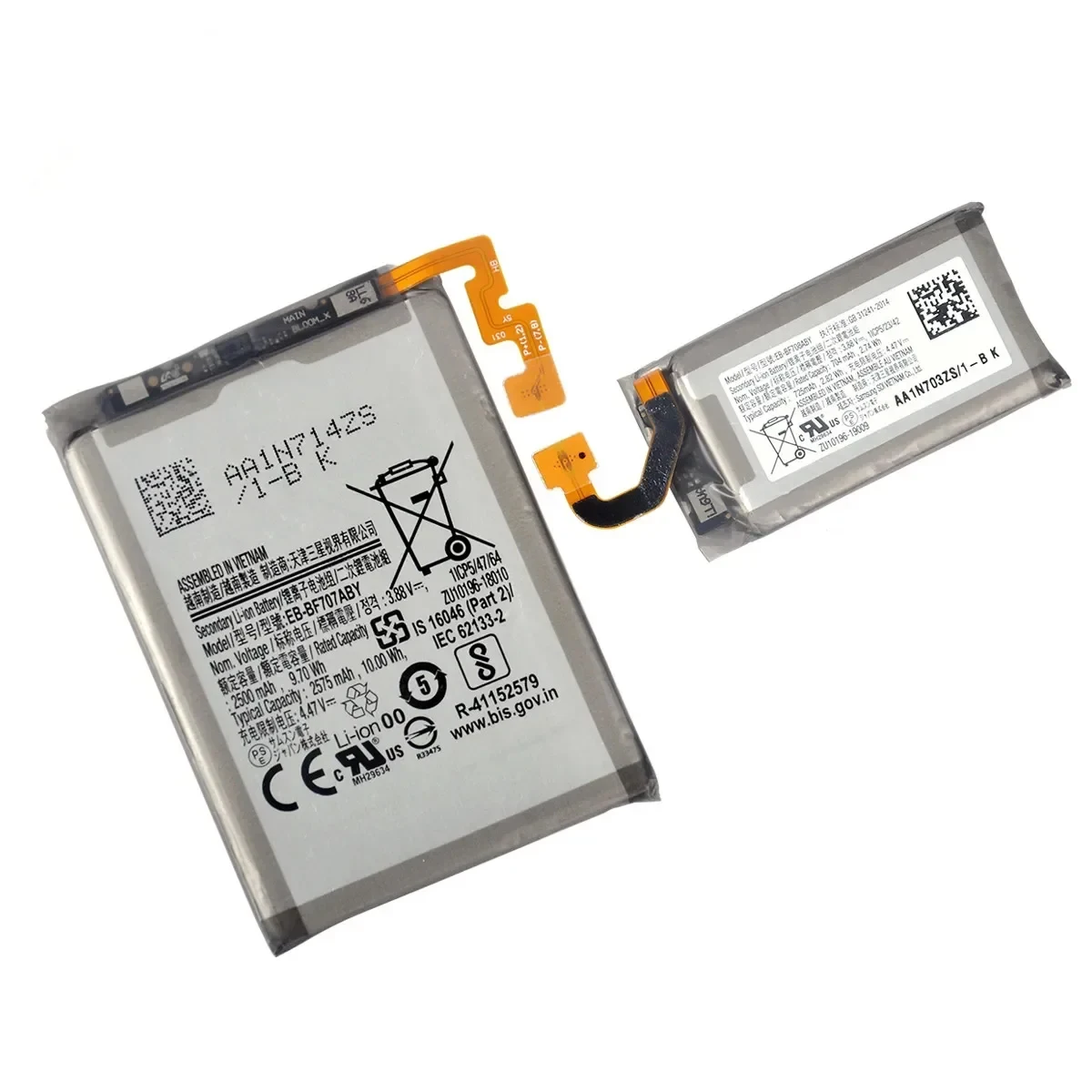 Nueva batería de EB-BF707ABY EB-BF708ABY para Samsung Galaxy Z Flip 5G GH82-23867A SM-F707U BF707 BF708 baterías de teléfono + herramientas - imagen 4
