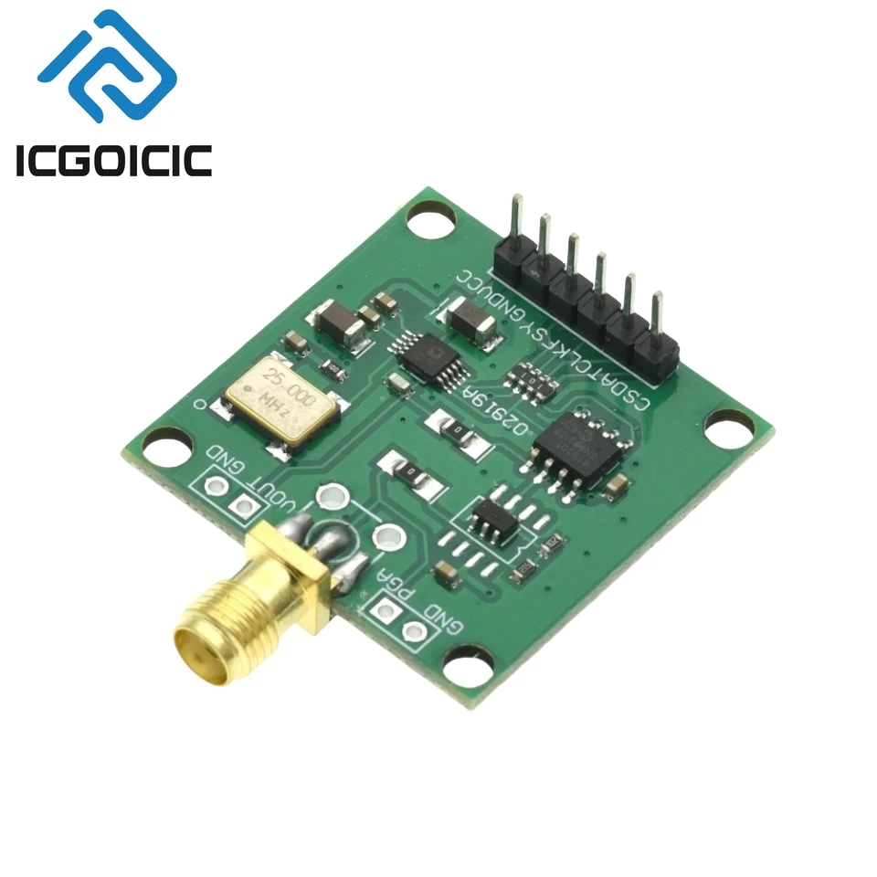 Módulo generador de señal AD9833 DDS: onda sinusoidal/triangular/cuadrada de 0-12,5 MHz, interfaz SPI, salida dual con amplificador - imagen 2