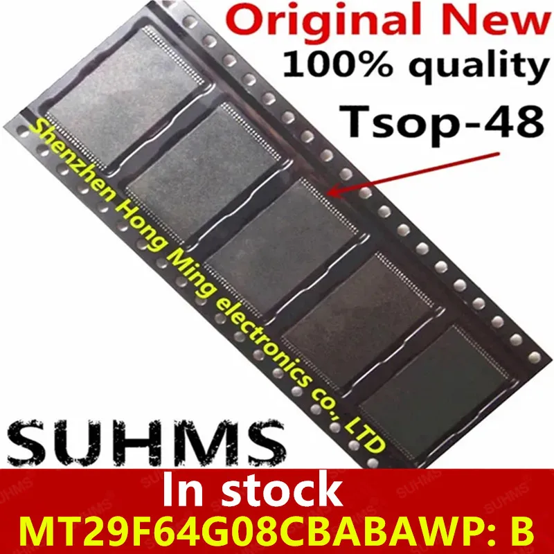 (5 piezas) 100% nuevo 29F64G08CBABA MT29F64G08CBABA MT29F64G08CBABAWP: B 29F64G08CBAAA MT29F64G08CBAAA MT29F64G08CBAA TSOP-48 Chips