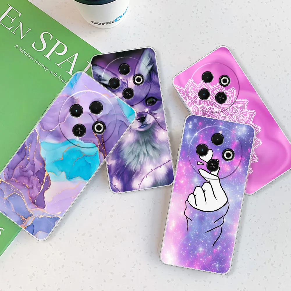 Funda para Tecno Spark 30C, carcasa a prueba de golpes, de silicona suave y transparente, TPU, para teléfono Tecno Spark 30C kl5n - imagen 4