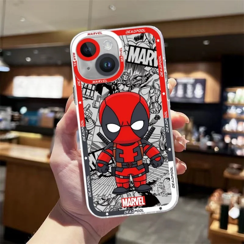 Funda de teléfono Marvel Spider Man para Xiaomi Redmi Note 13 14 Pro Plus 5G 4G 12 Pro 12S 15C 14C 13C 12C 10C 11 10 10S 11S A5 A2 A3 - imagen 2