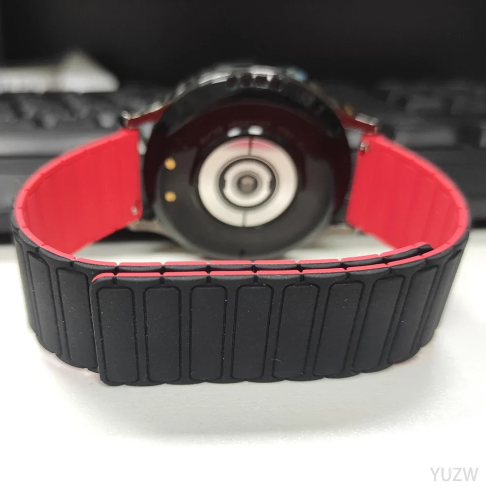 Correa de bucle magnético de 22mm para OnePlus Watch 3 2 2R 46mm correa deportiva de silicona para OPPO Watch X X2 4 Pro/Realme Watch S 2 3 Pro - imagen 2