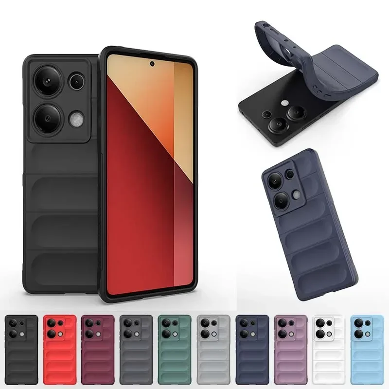 Funda Protectora Antigolpes para Xiaomi Redmi A3i Note 13 12 11 10 Pro Plus 11S 12S 10S Redmi 13C 4G 5G, Funda de Silicona Líquida - imagen 2