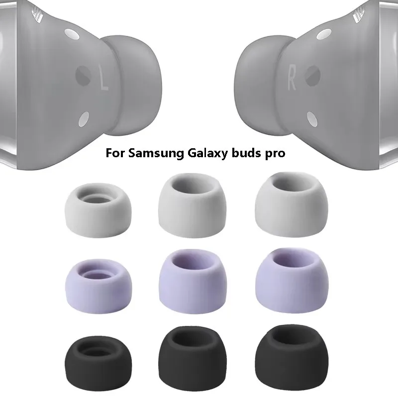 Funda de silicona para auriculares de lluvia para Samsung Galaxy Buds Pro, almohadillas para los oídos, cojín para auriculares bluetooth, tapas para los oídos, almohadillas para los oídos
