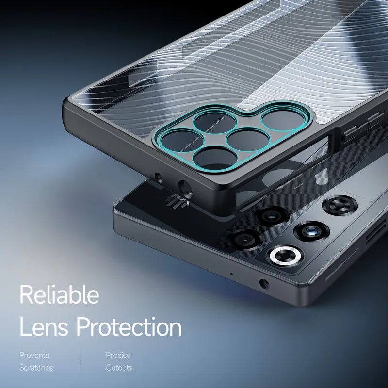 Para ZTE Nubia Red Magic11 Pro, 11 Pro Plus funda DUX DUCIS Aimo Anti-caída dura PC líneas fluidas cubierta de teléfono translúcida - imagen 2