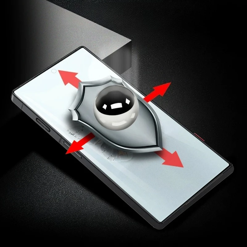 Vidrio templado mate para Nubia Red Magic 10 Protector de pantalla de aire para NUBIA Red Magic 10Air película protectora transparente de cobertura completa - imagen 5