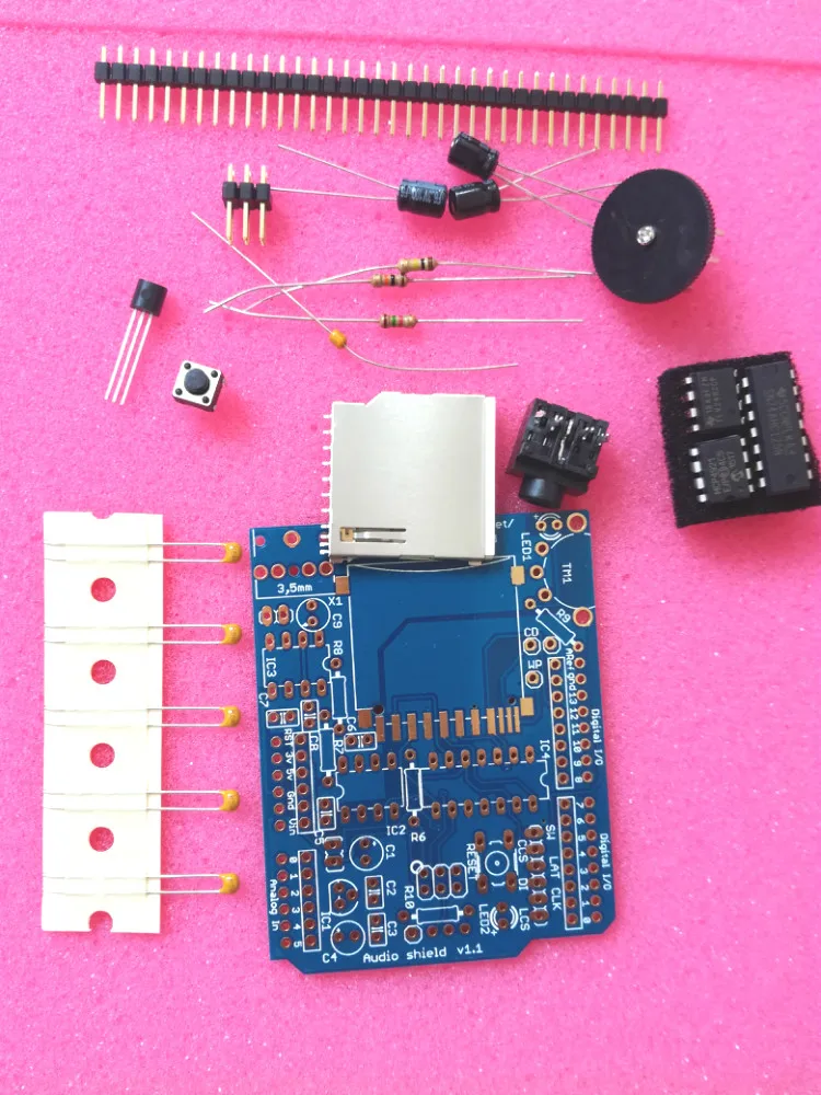 94 Herramientas de desarrollo de IC de audio Wave Shield para kit Arduino