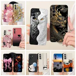Para Huawei Nova Y70 Plus funda MGA-LX9N Cool Owl Dragon funda pintada suave TPU funda de teléfono para Huawei Nova Y70 NovaY70 Plus Fundas