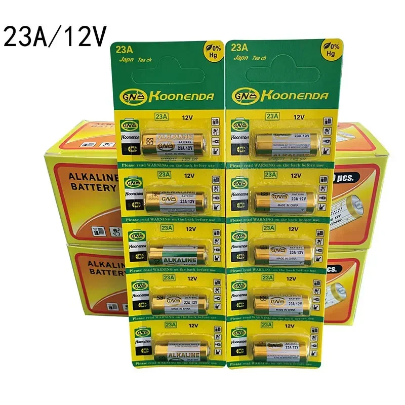 5 uds-30 Uds 12V 23a batería alcalina A23 baterías secas 23GA EL12 MN21 V23GA GP23A MS21 LRV08 para juguetes de timbre de Control remoto - imagen 2
