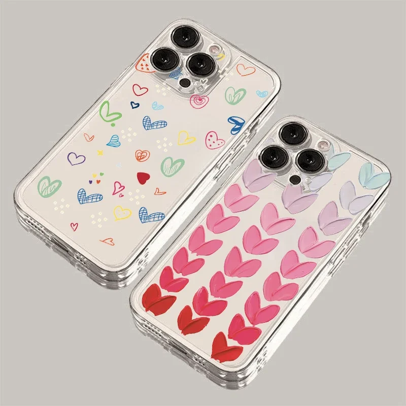 Funda con pintura de corazón y planta de flores para OPPO Reno 13F 12F 11F 10 5G 6 8 11 12 13 Pro Reno 7 4G 5 6 Lite 8T A58 A78 A79 A98 - imagen 2