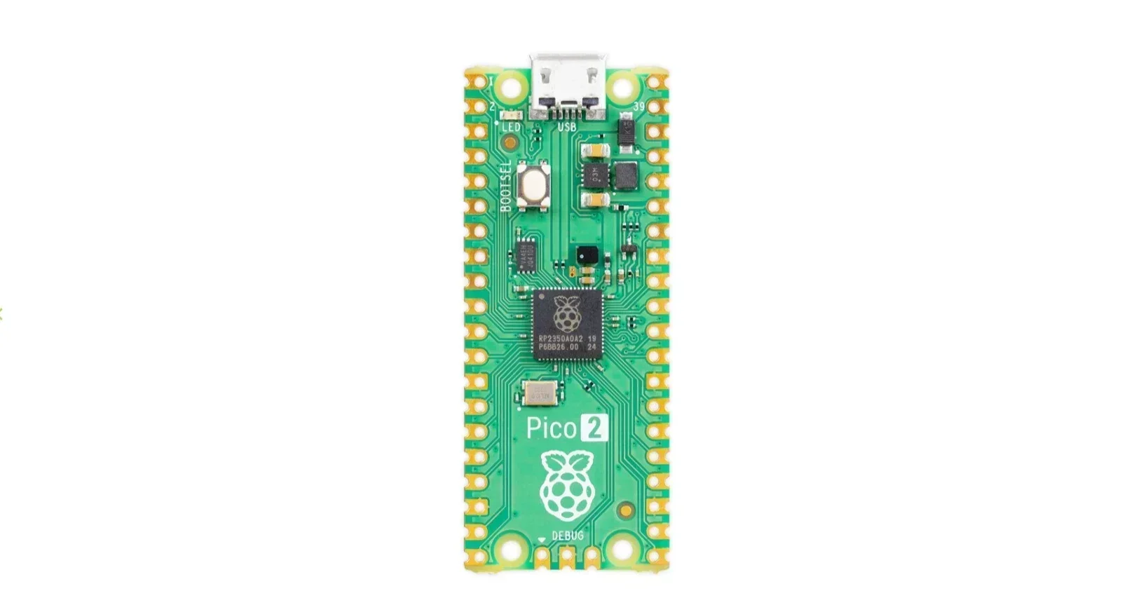 Raspberry Pi Pico 2 RP2350/ Pi Pico RP2040/pico 2W y sonda de depuración 520KB 150MHz, brazo Cortex-M33 de código abierto RISC-V Hazard3 núcleos - imagen 4