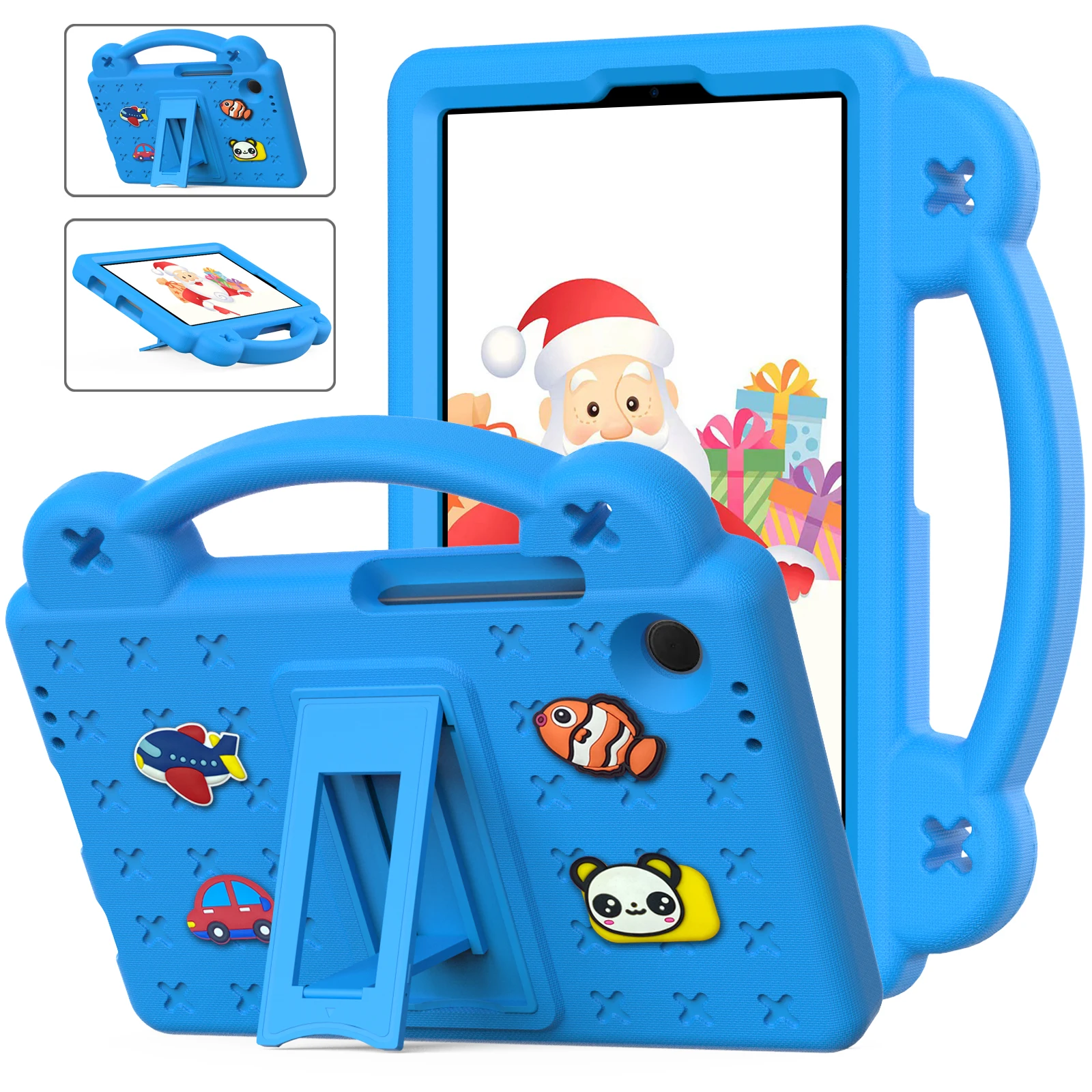Funda EVA para niños para Samsung Tab A11 2025 SM-X133 X135 A9 X110 X115 X117 A7 Lite 8,7 T220 T225 A 8,0 T290 T295 8,4 T307 funda con soporte
