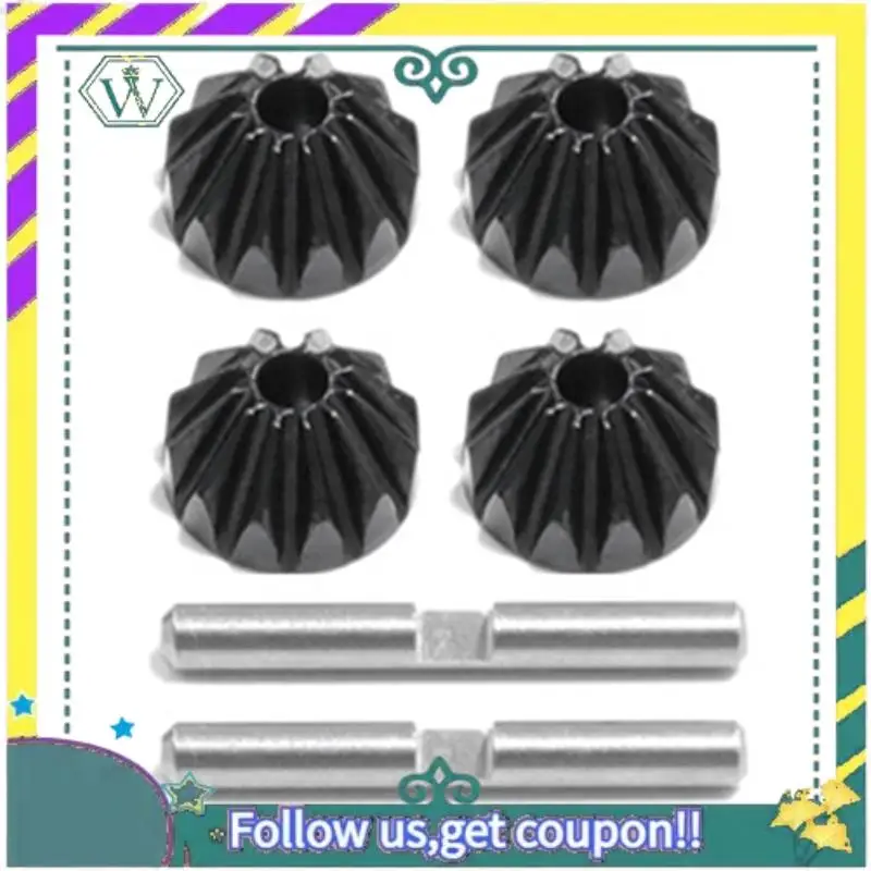 A28Q-2X XV02 TT02 TT02B Juego completo de acero de calibre 45 de engranaje diferencial + juego de engranajes principales Engranaje de acero(C) - imagen 2