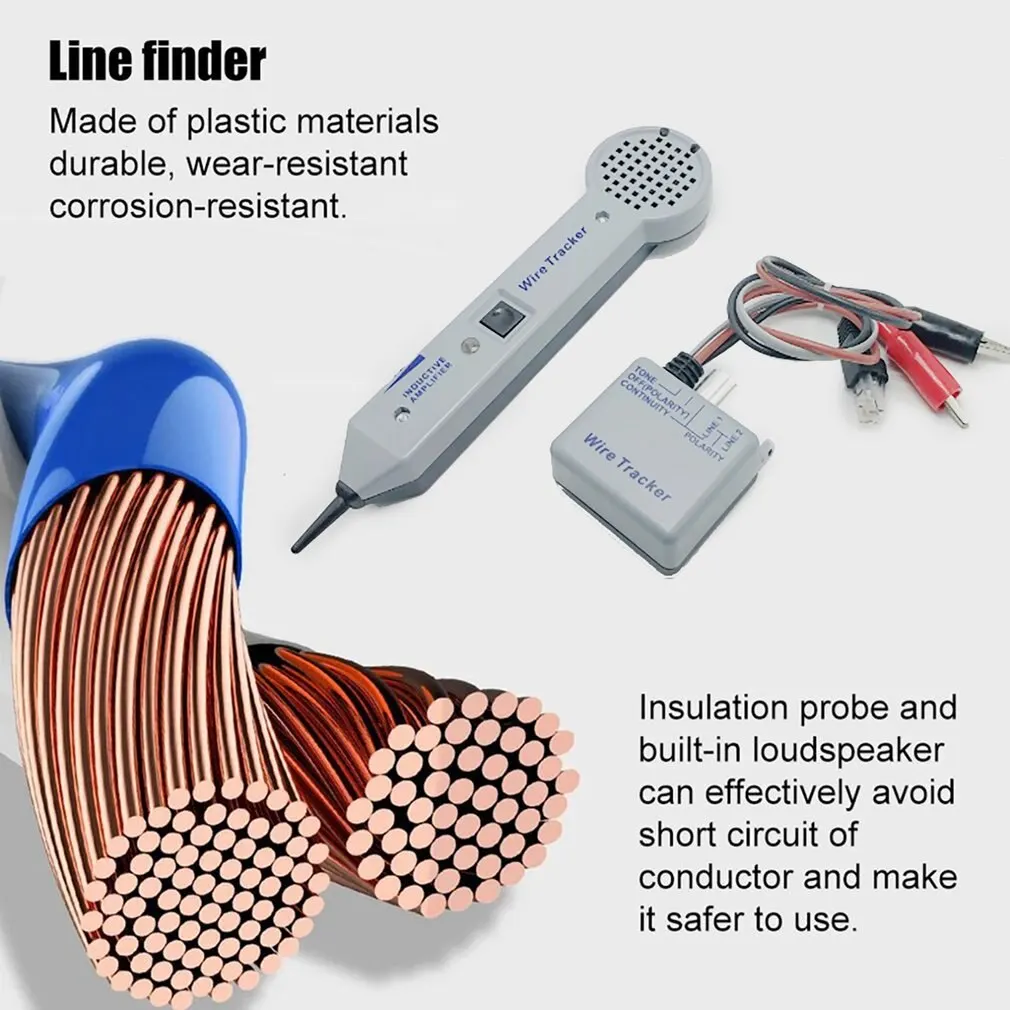 Generador de tono Tracer77hp2 200EP probador de Cable de red probador de generador de tono de reparación resistente al desgaste duradero de alta precisión - imagen 4