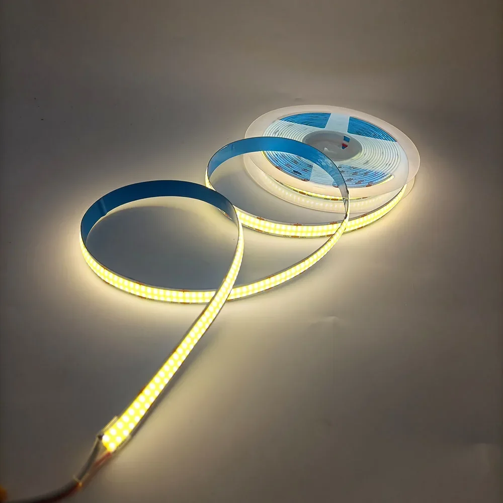 Tira de luz de neón LED COB resistente al agua IP68 12V 24V DC 612Leds/m iluminación lineal tiras de neón LED blanco cálido blanco Natural - imagen 5