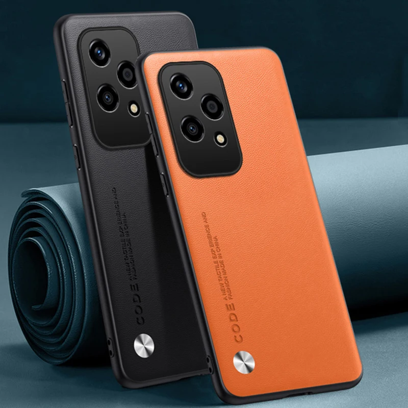 Funda de cuero PU de lujo para Honor 200 Lite 5G 200Lite, funda trasera de silicona, funda protectora para teléfono para Honor 200 Pro Honor200 Lite - imagen 2