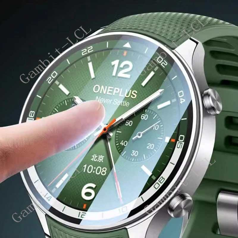 3 uds 9H Protector de pantalla de vidrio templado para OnePlus Watch 2R Smart Watch One Plus Watch2R 2 R Sport SmartWatch película de cubierta - imagen 2