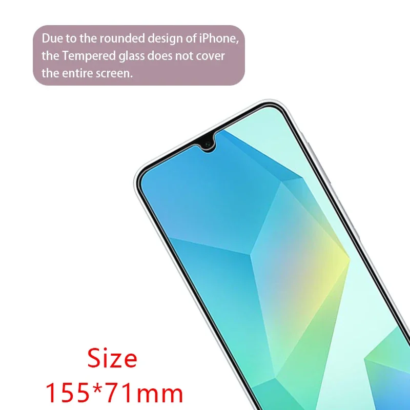 Vidrio templado protector para samsung galaxy a16 4g 5g protector de pantalla en samsunga16 galaxya16 a 16 16a 4 5 g película de vidrio samsumg - imagen 3