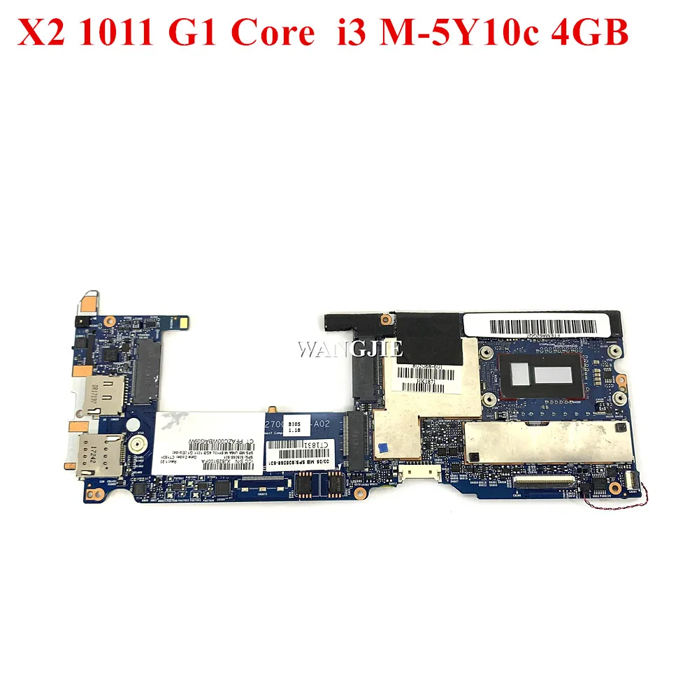 805068-001 805068-601 For HP X2 1011 G1 Laptop Motherboard With m-5y10c CPU  6050a2627001-MB-A02 100% Working