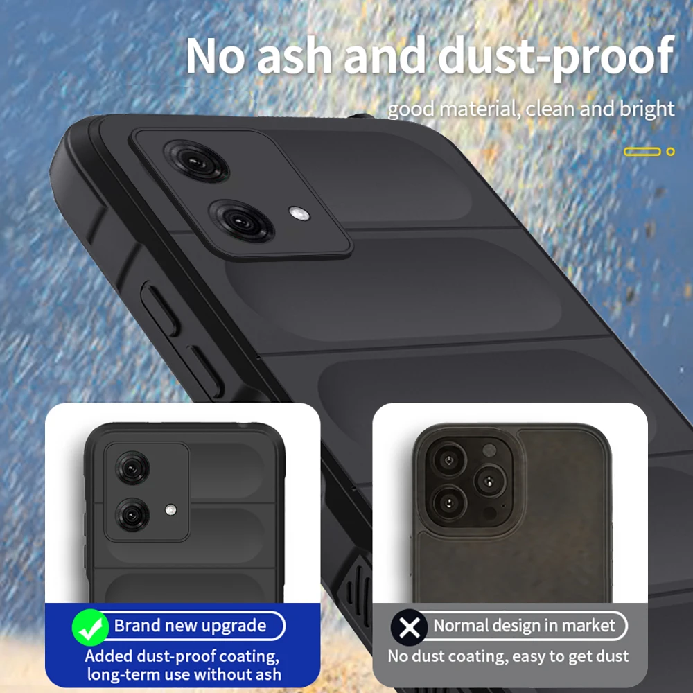 Funda de silicona líquida a prueba de golpes para Motorola Moto G84, protección de cámara, Capas Moto Rola G54, MotoG84, 54G, 84, 5G - imagen 5