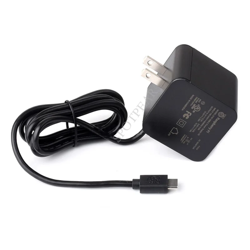 Fuente de alimentación USB tipo C para Raspberry Pi 5, 5V, 5A, PD, Original, Oficial, 27W - imagen 2