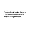 Custom Back Sticker 