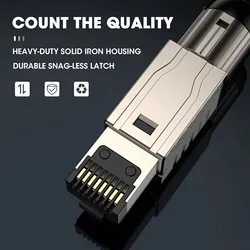 ZoeRax RJ45 Cat8/Cat7/Cat6A - Herramienta de terminacion metalica