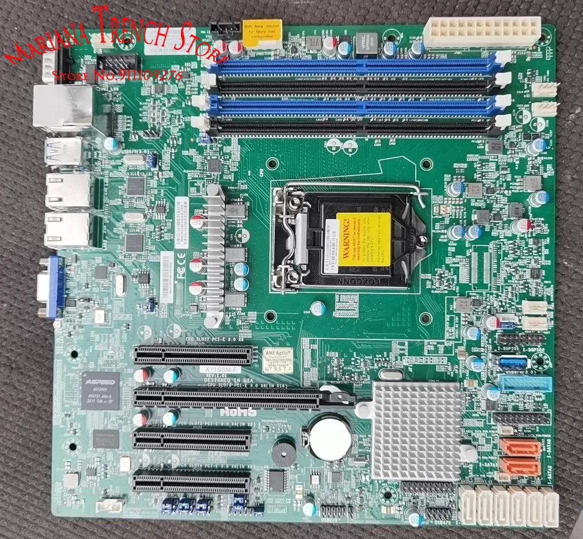 X11SSM-F para placa base Supermicro MicroATX LGA1151 E3-1200 v6/v5 7.a/6a generación. Core i3 Serie 8 SATA3 (6 Gbps) IPMI 2.0 - imagen 2